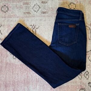 Joe's Jeans Slim Fit Mini Boot in Deep Indigo 30